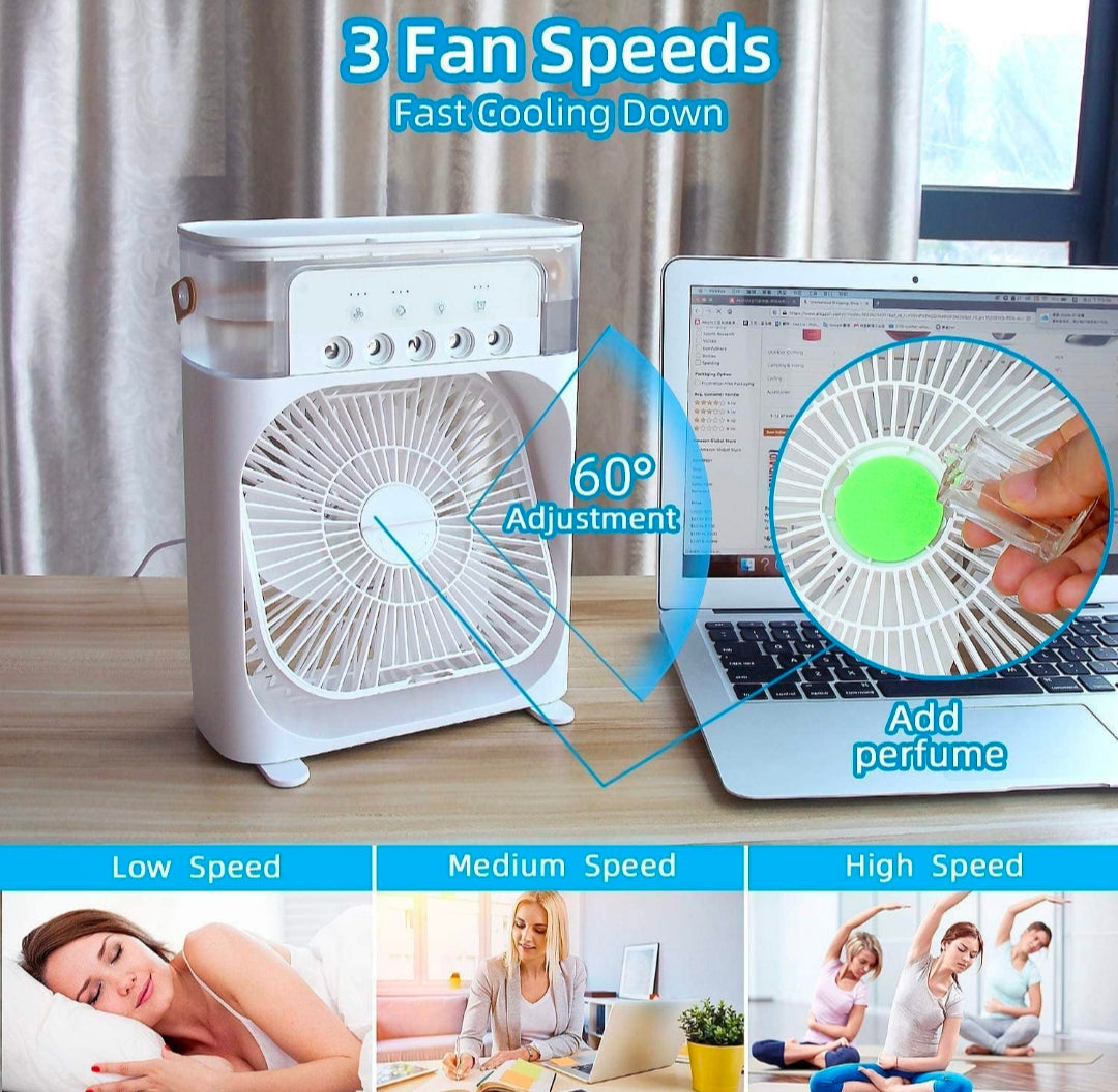 Mini Air Cooler Mist Fan Portable Mini Spray Fan Mini Cooler Fan