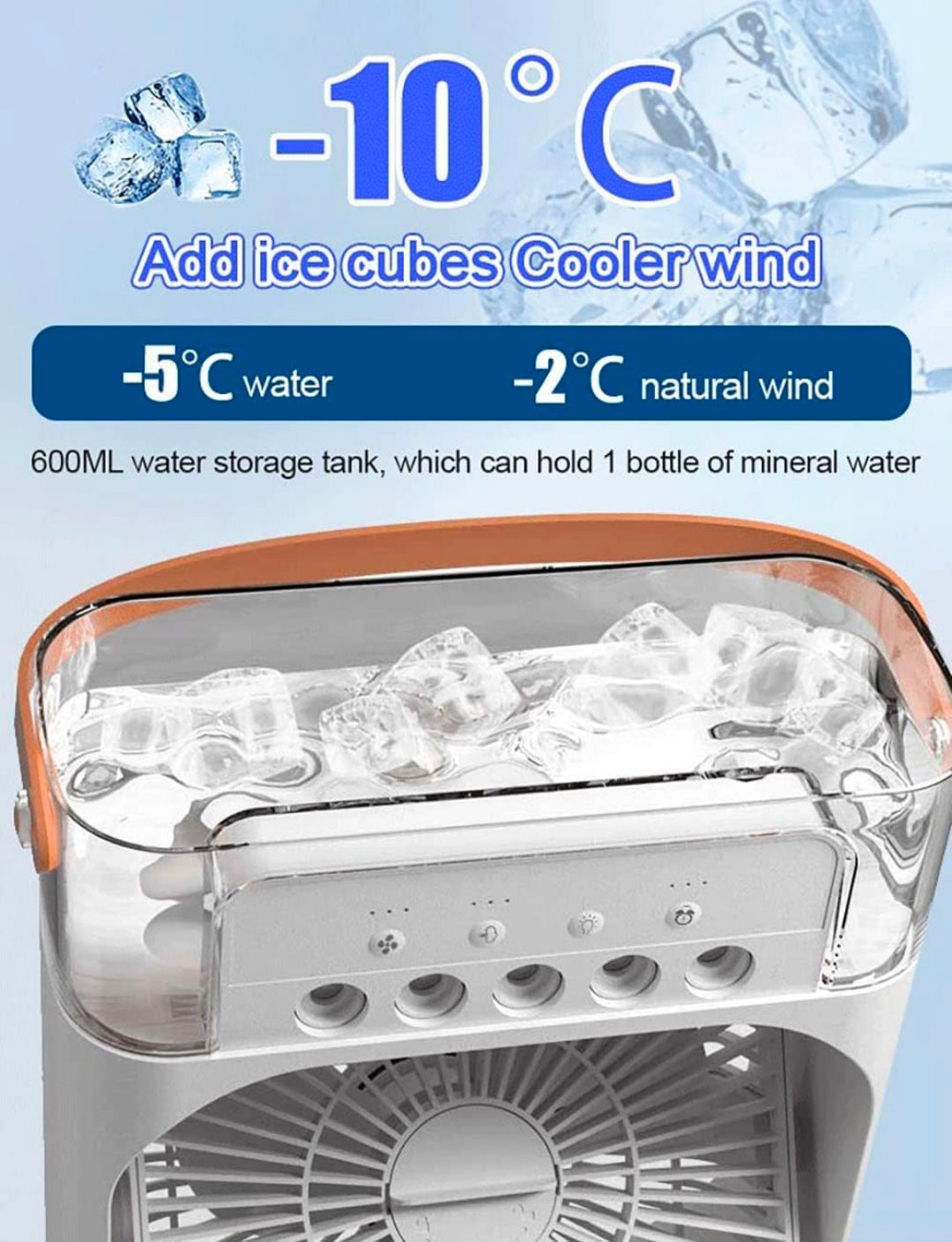 Mini Air Cooler Mist Fan Portable Mini Spray Fan Mini Cooler Fan